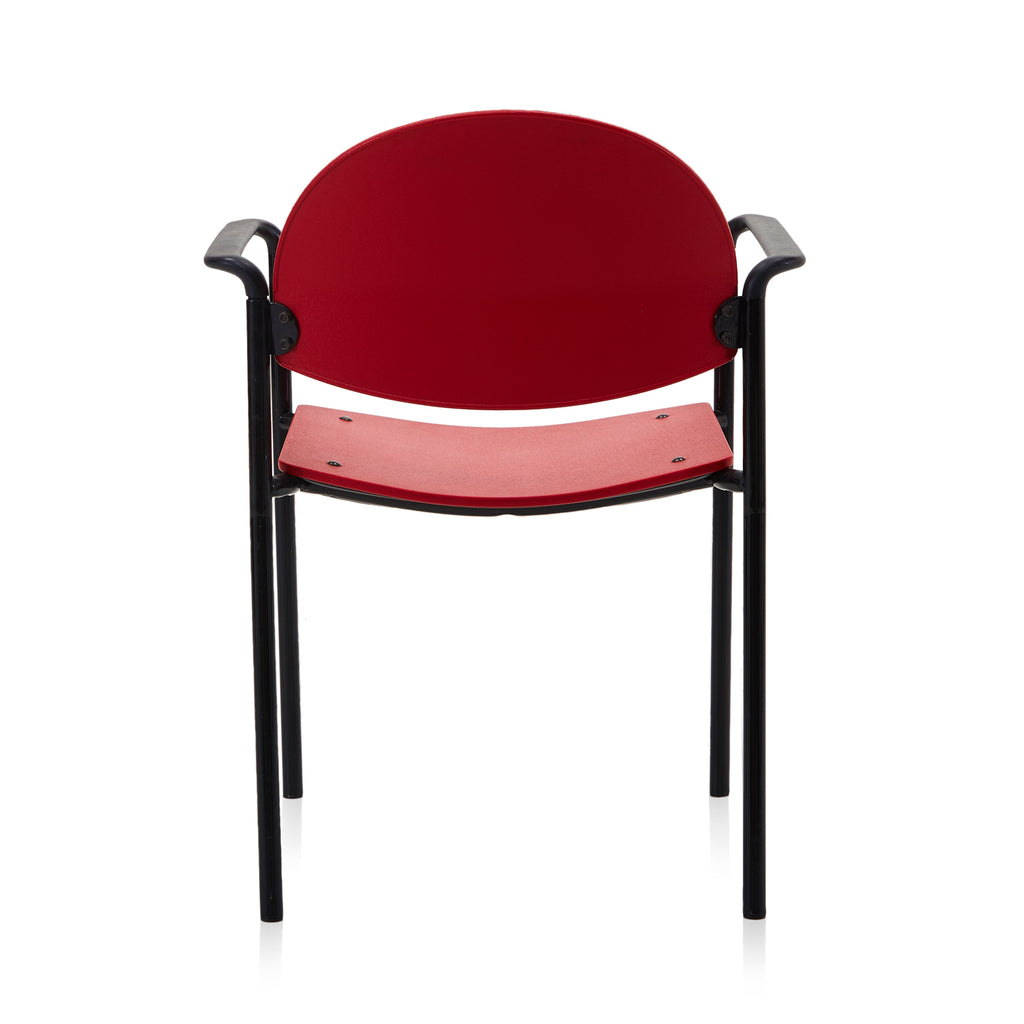 Red Metal Arm Chair