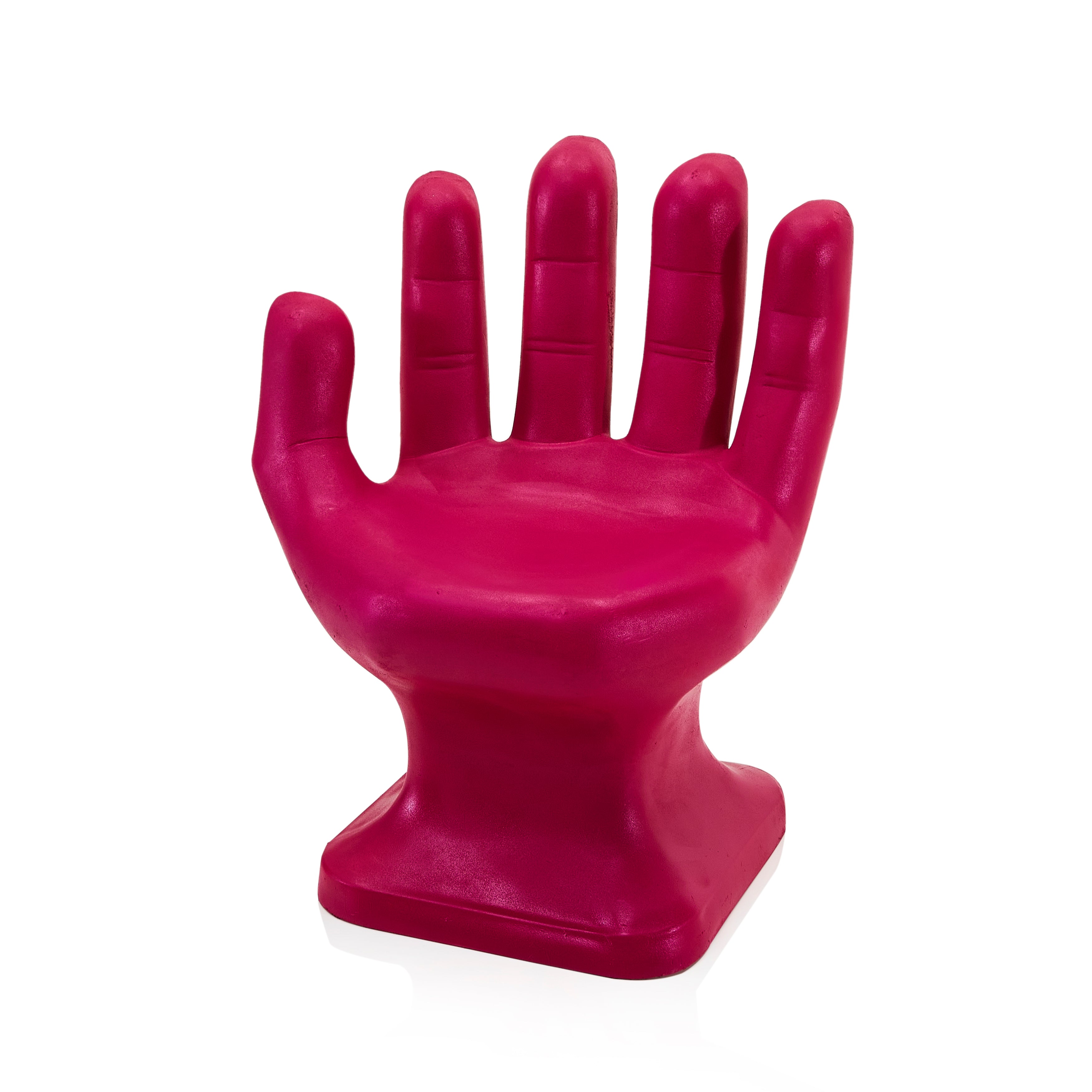 Pink Plastic Hand Shaped Chair Y251 Fiberglass Hand Shape Chair