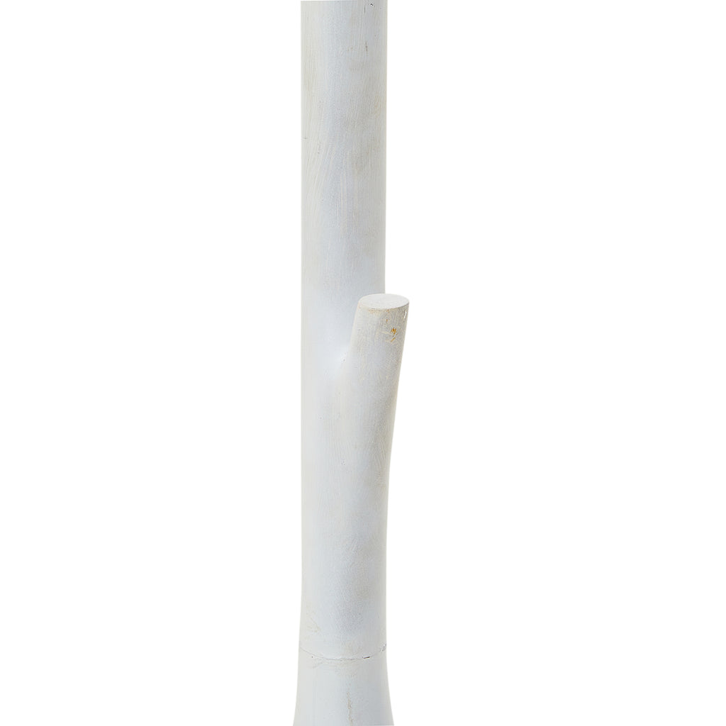White Abstract Candlestick Holder