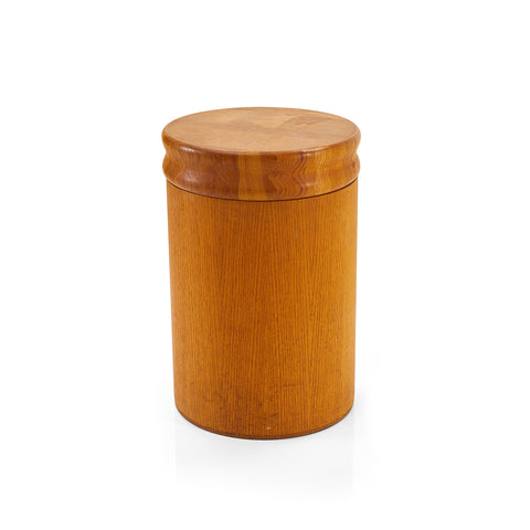 Small Wood Side Table with Removable Top