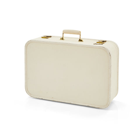 Small White Starline Suitcase