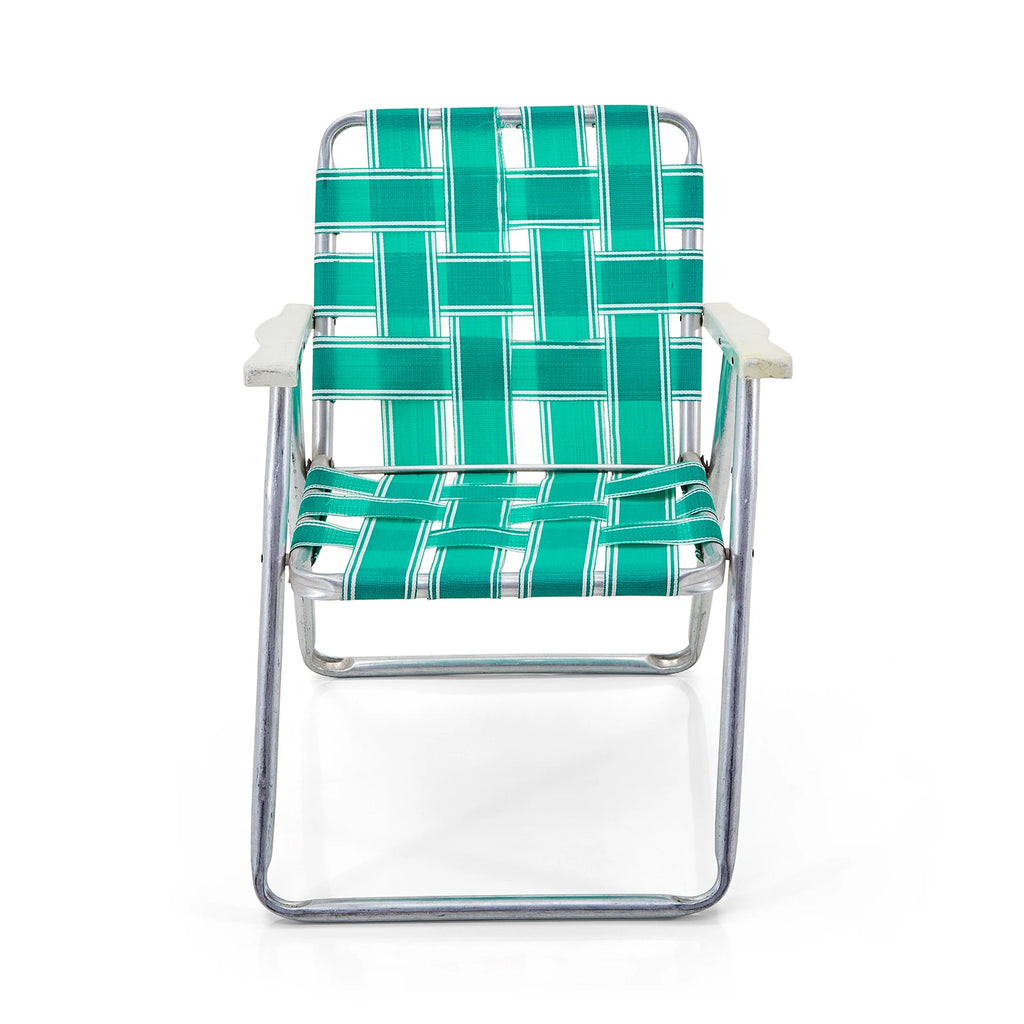 Green Aqua Folding Lawn Chair