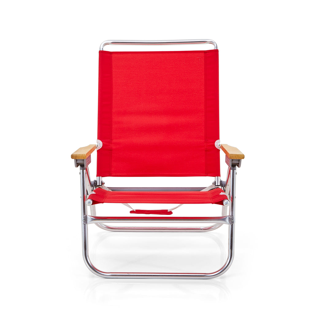 Red Canvas Small Folding Chair