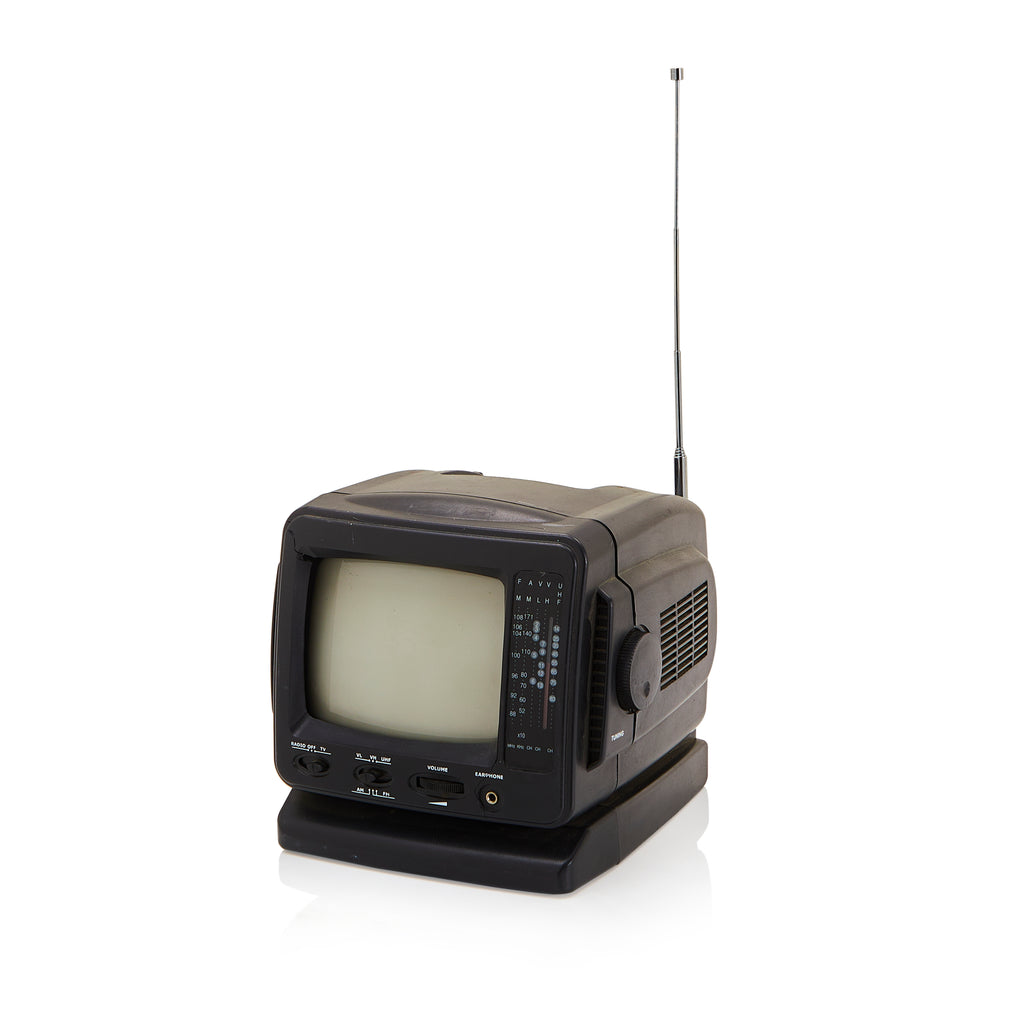Black Rounded Edges Miniature Television