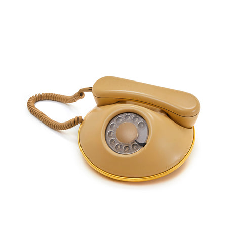 Cream Vintage Rotary Phone