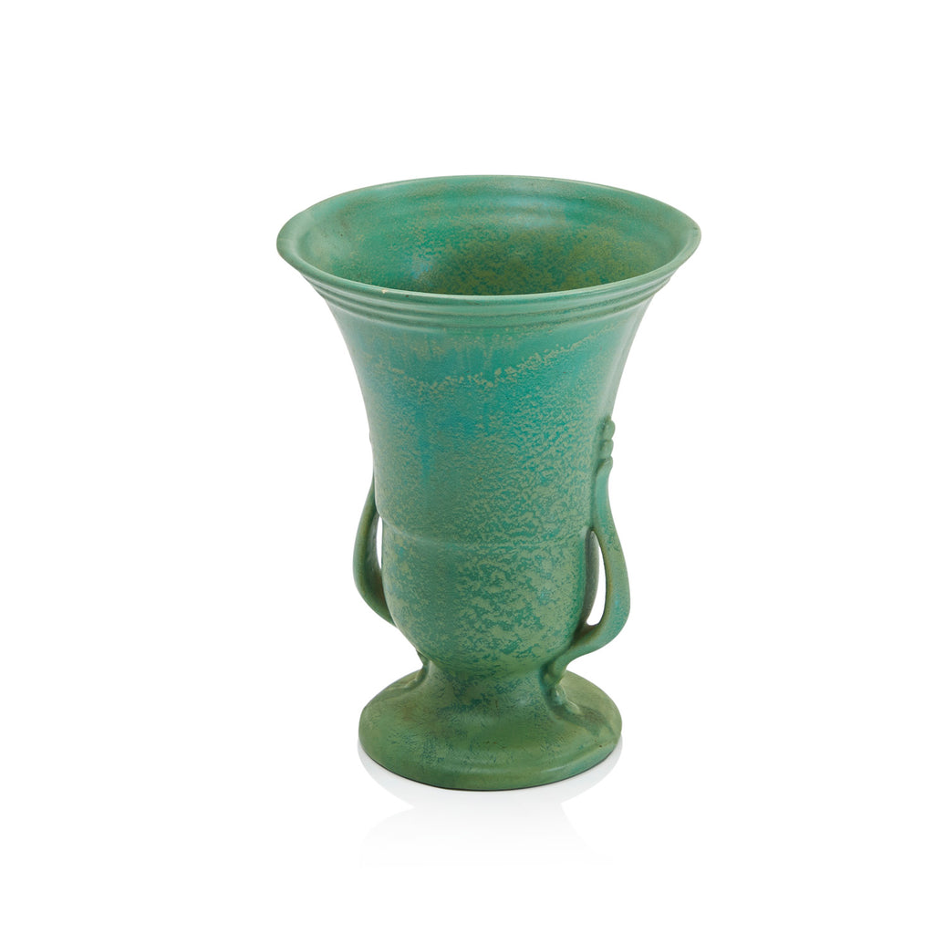 Green Vase with Tiny Handles (A+D)