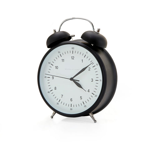 Black & White Oversized Alarm Clock