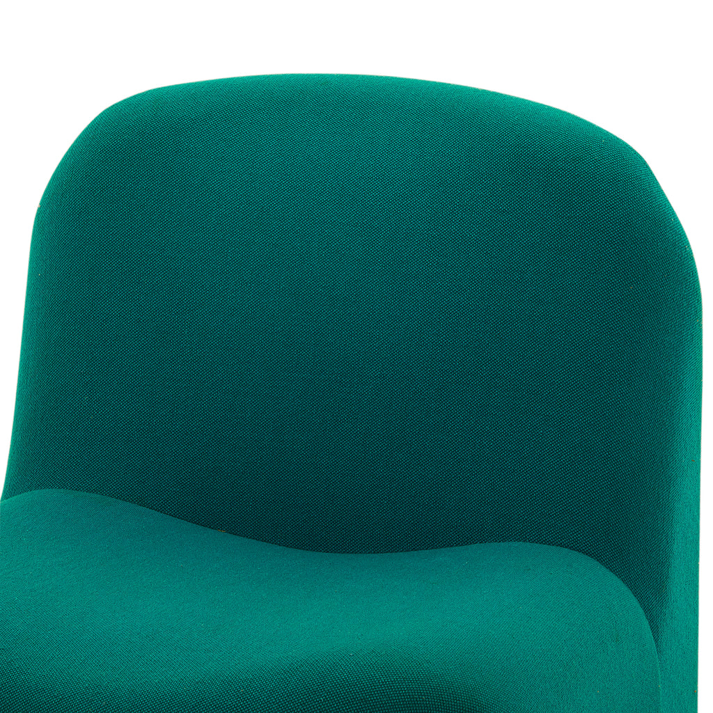 Teal H Armless Upholstered Lounge Chair