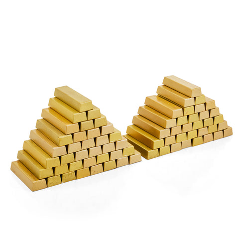 Gold Faux Bricks