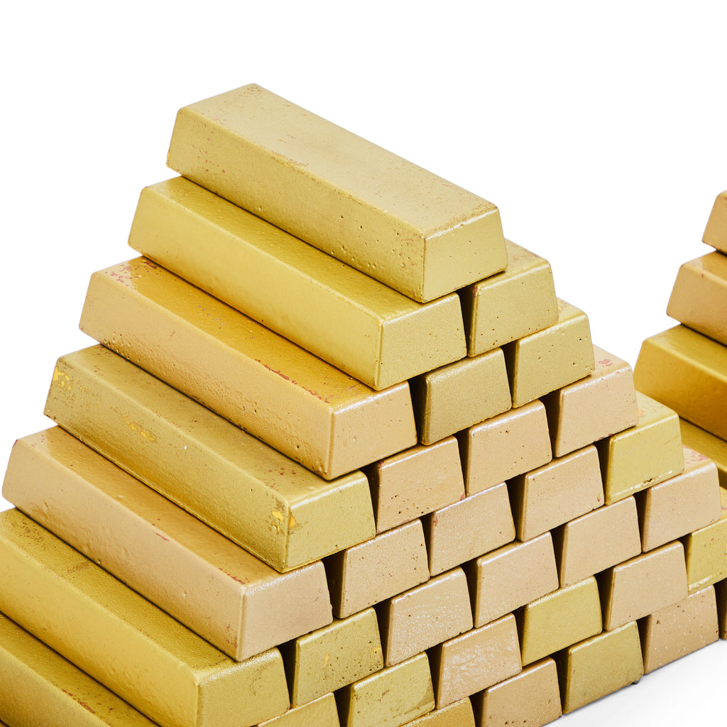 Gold Faux Bricks