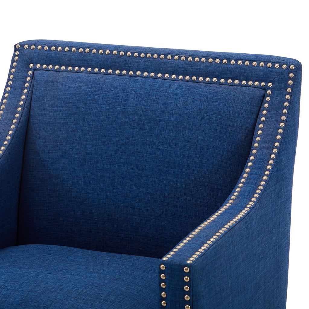 Blue Regency Armchair