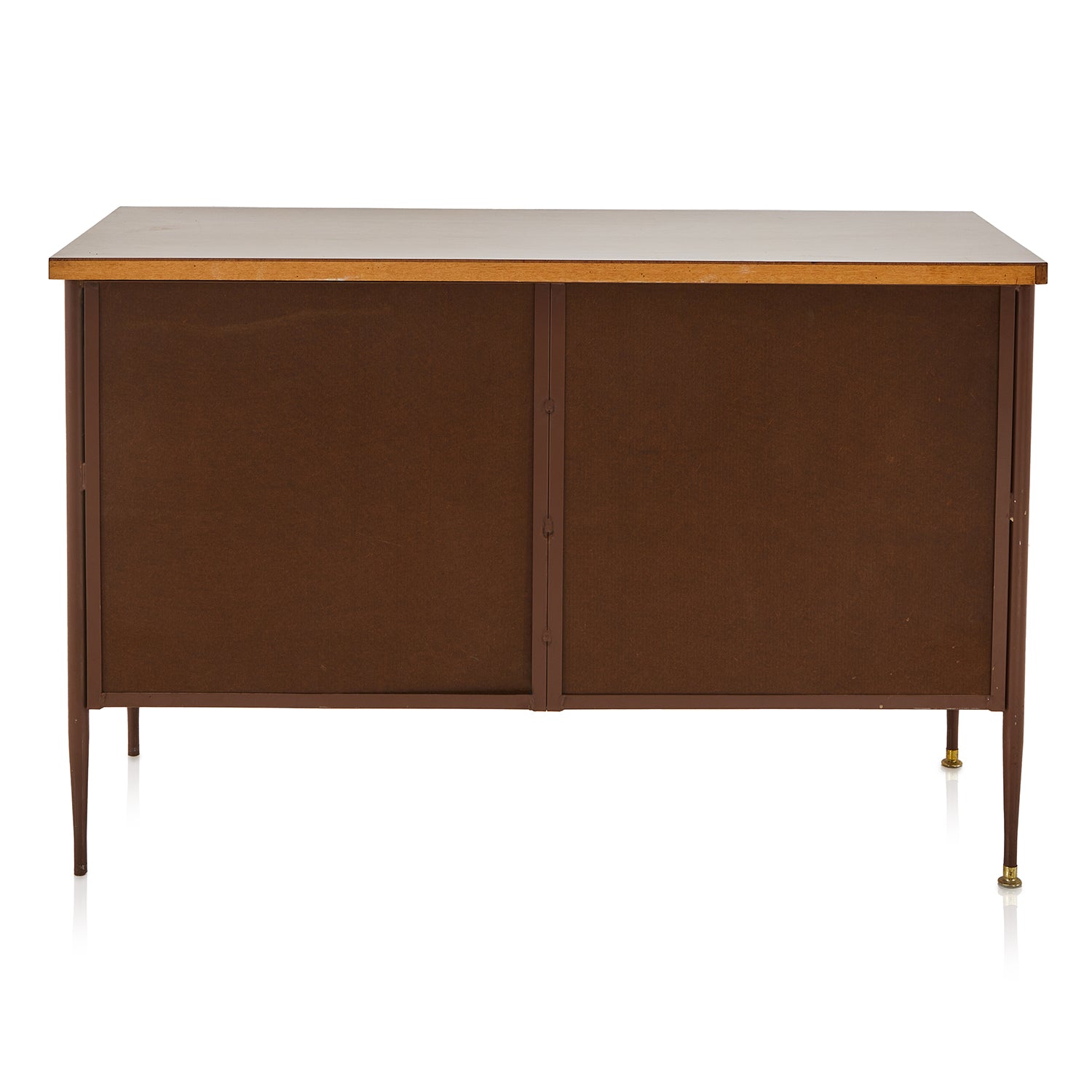 Wood Dresser with Pink Shade Drawers - Gil & Roy Props Wood Dresser with Pink Shade Drawers - Gil & Roy Props