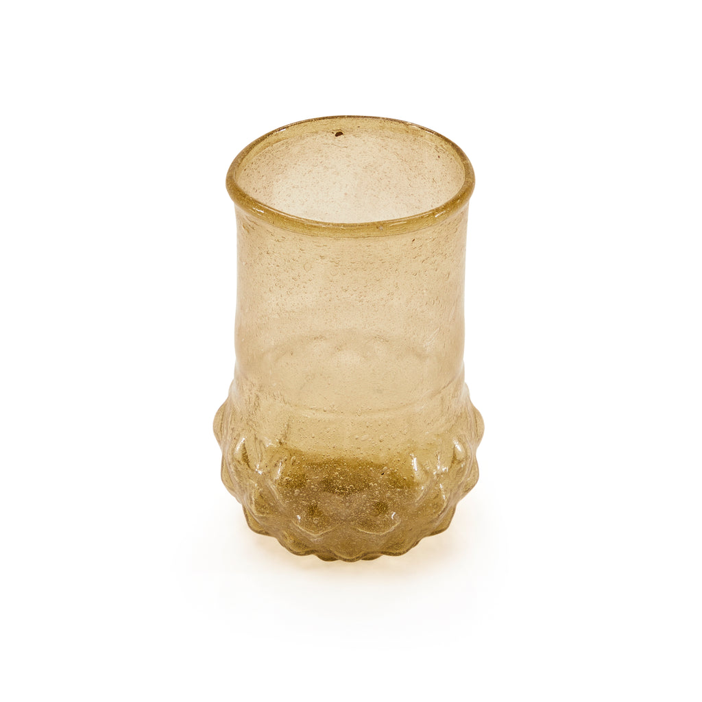 Brown Clear Glass Vase (A+D)
