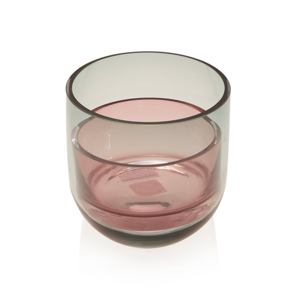 Clear & Pink Nesting Glasses (A+D)