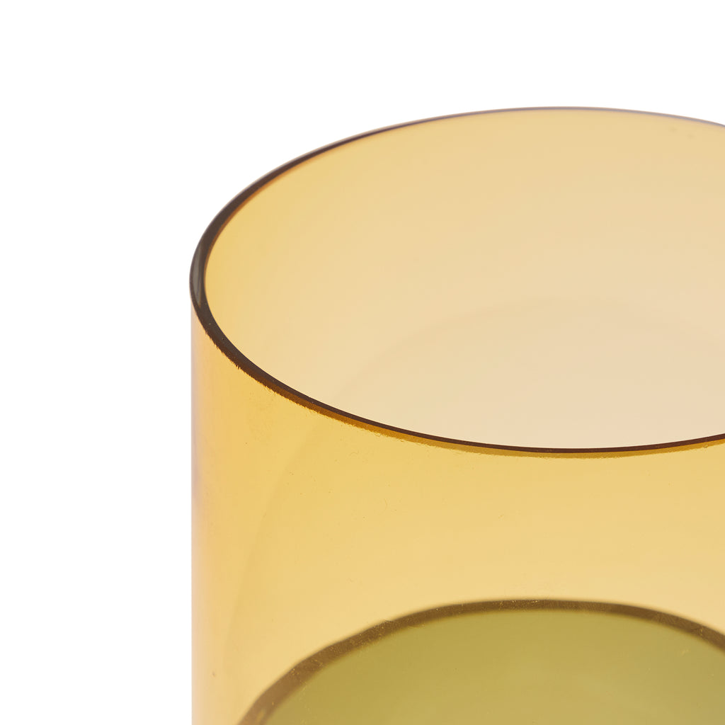 Yellow and Green Nesting Glasses (A+D)