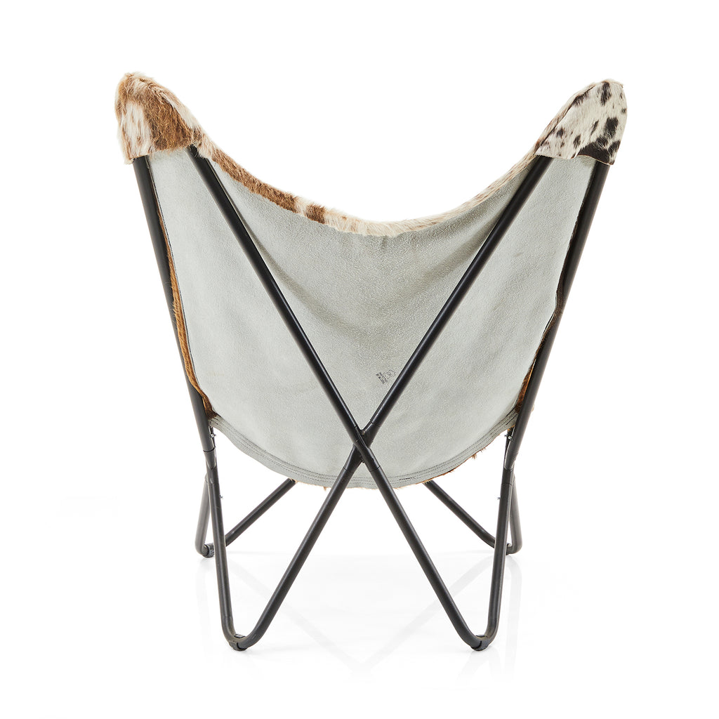 Butterfly Chair - Brown Cow Hide