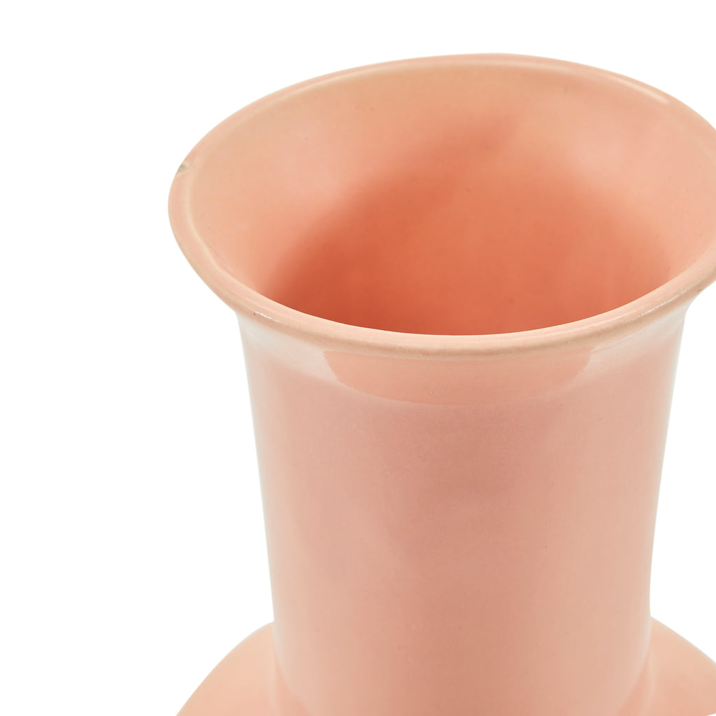 Pink Long Neck Vase (A+D)