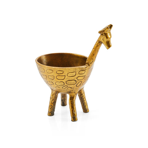 Gold Giraffe Planter Bowl (A+D)