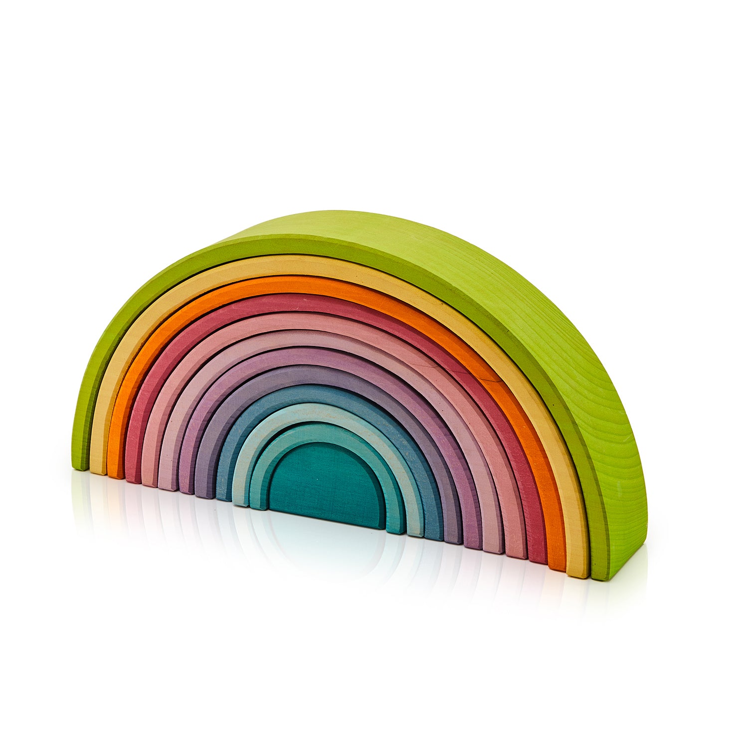 Multi Rainbow Nesting Wooden Blocks (A+D) - Gil & Roy Props