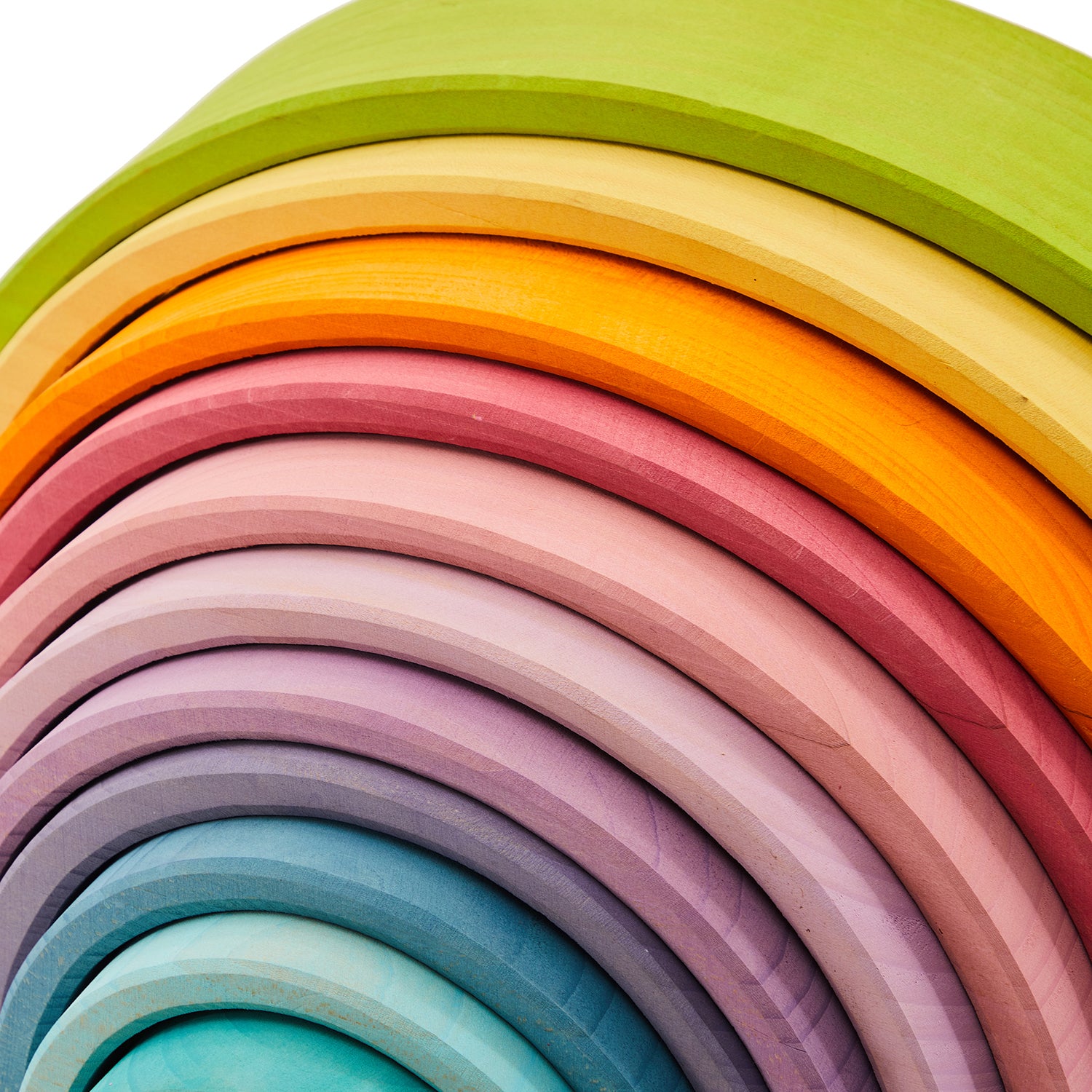 Multi Rainbow Nesting Wooden Blocks (A+D) - Gil & Roy Props