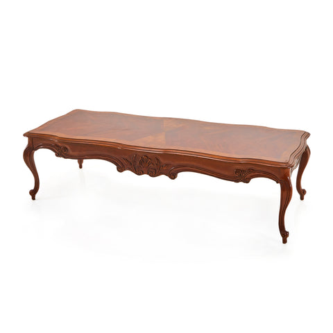 Wooden Queen Anne Coffee Table