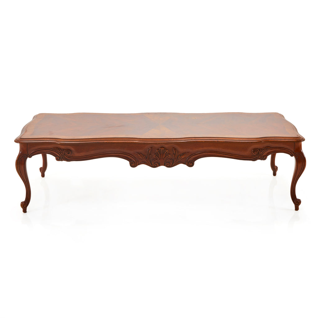 Wooden Queen Anne Coffee Table