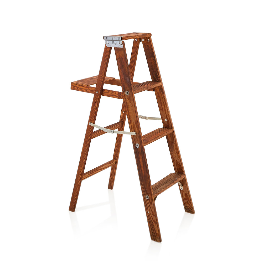 Small Brown Wooden Ladder