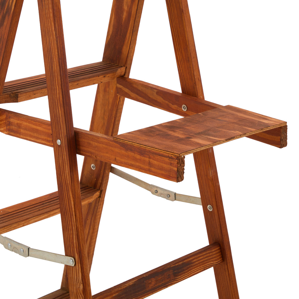 Small Brown Wooden Ladder