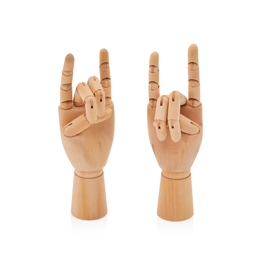 Wood Adjustable Model Hand