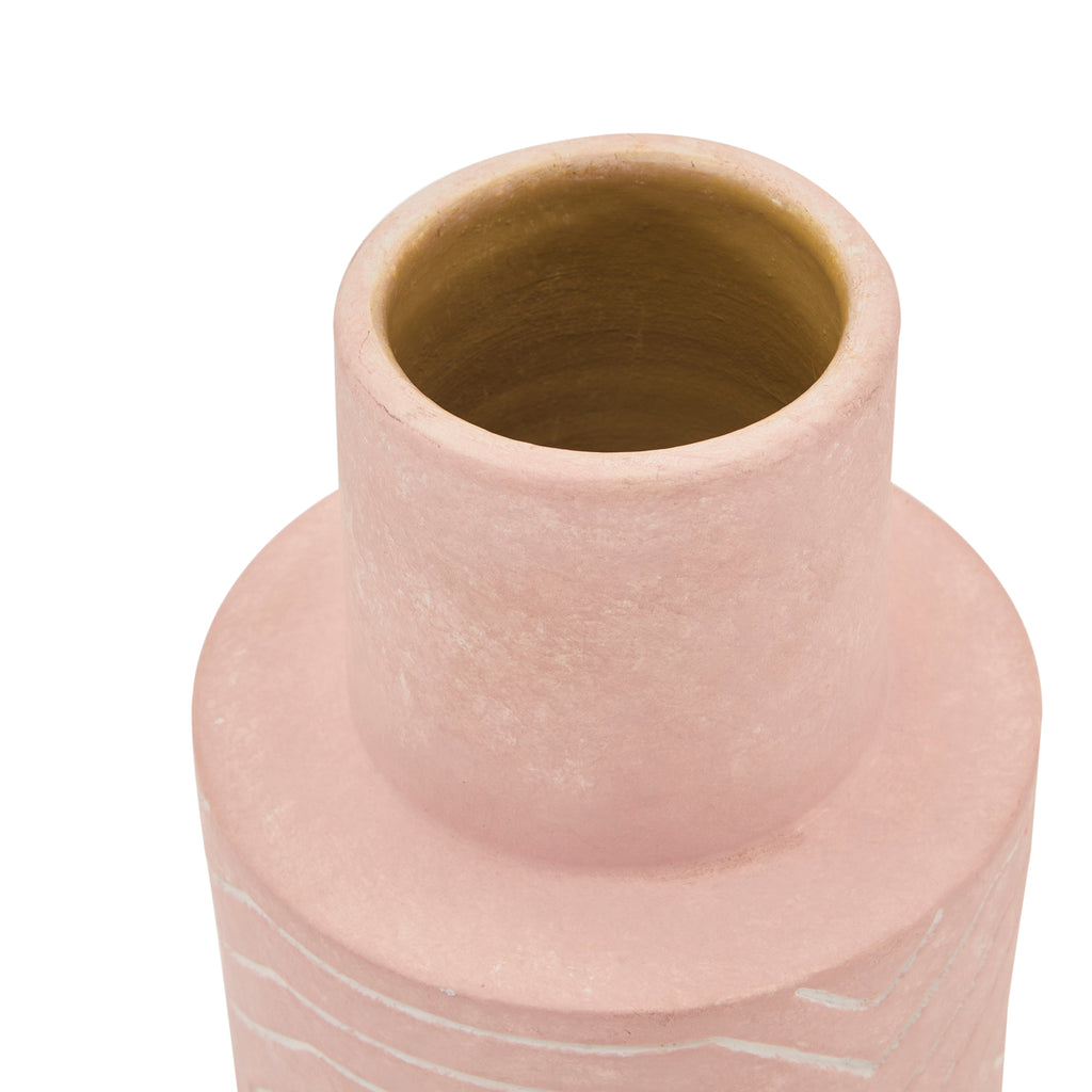 Pink Tall Ceramic Vase (A+D)