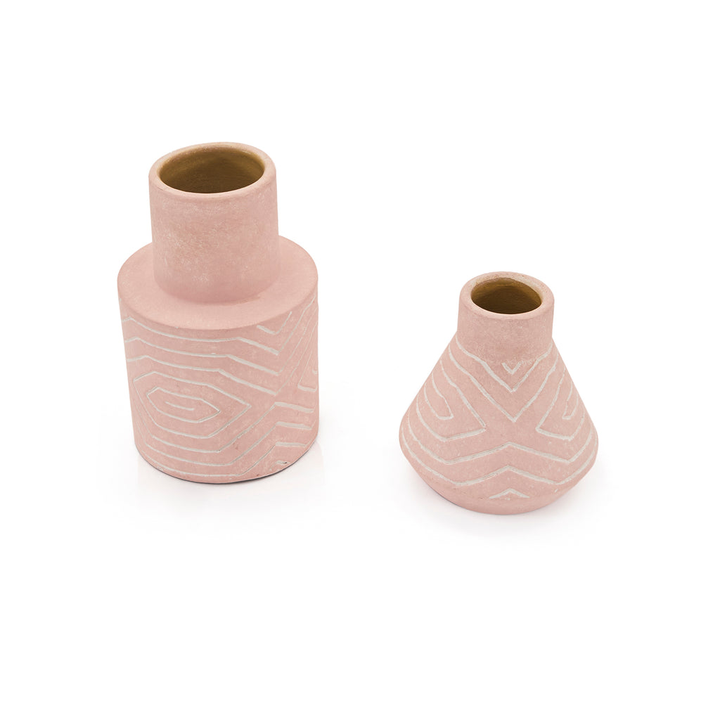 Pink Tall Ceramic Vase (A+D)