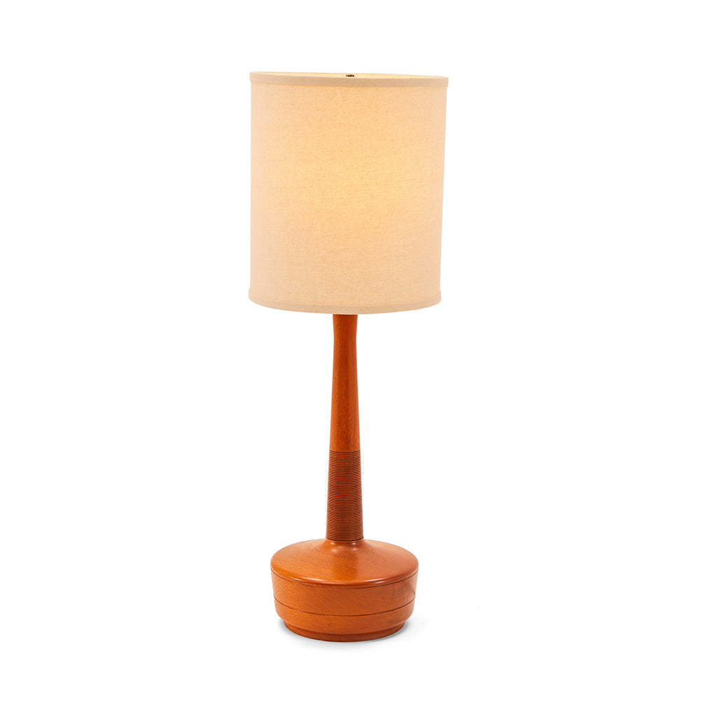 Orange Wooden Lamp