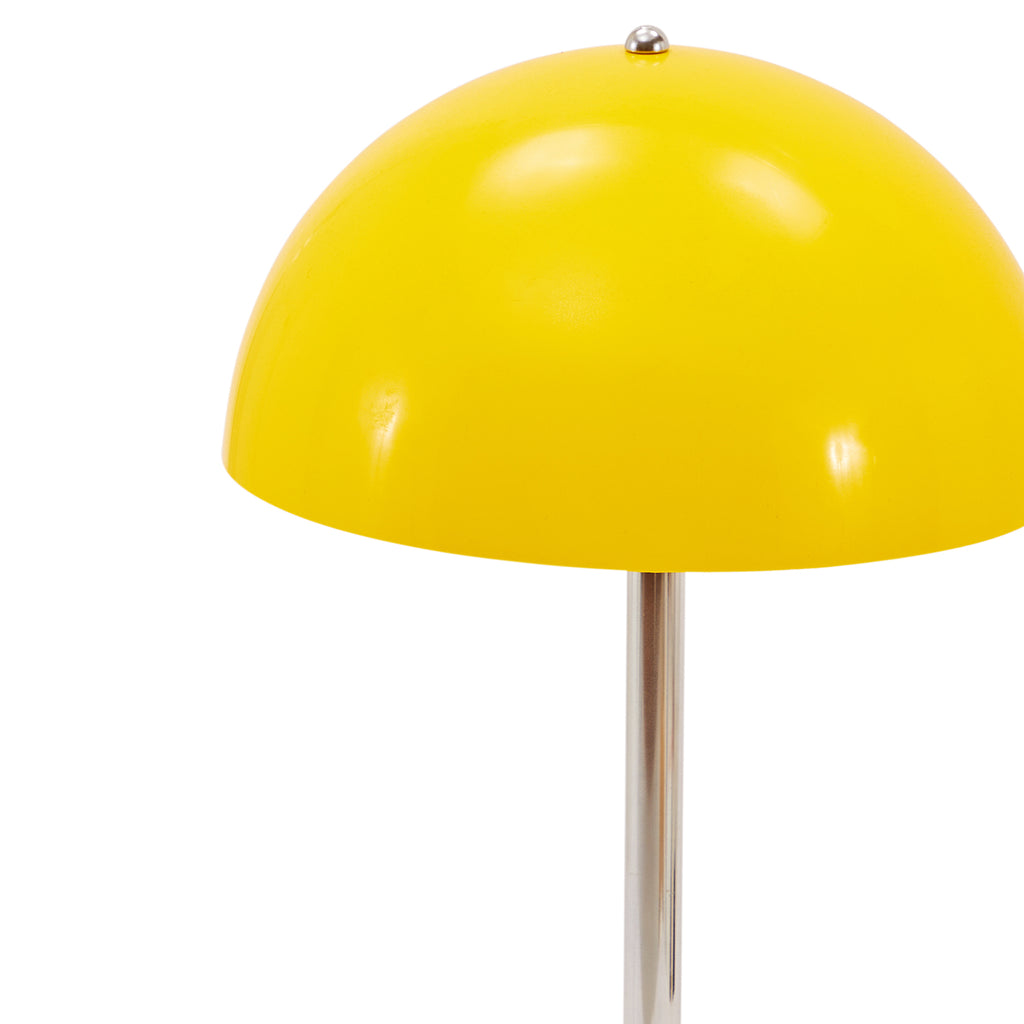 Yellow Silver Mushroom Lamp