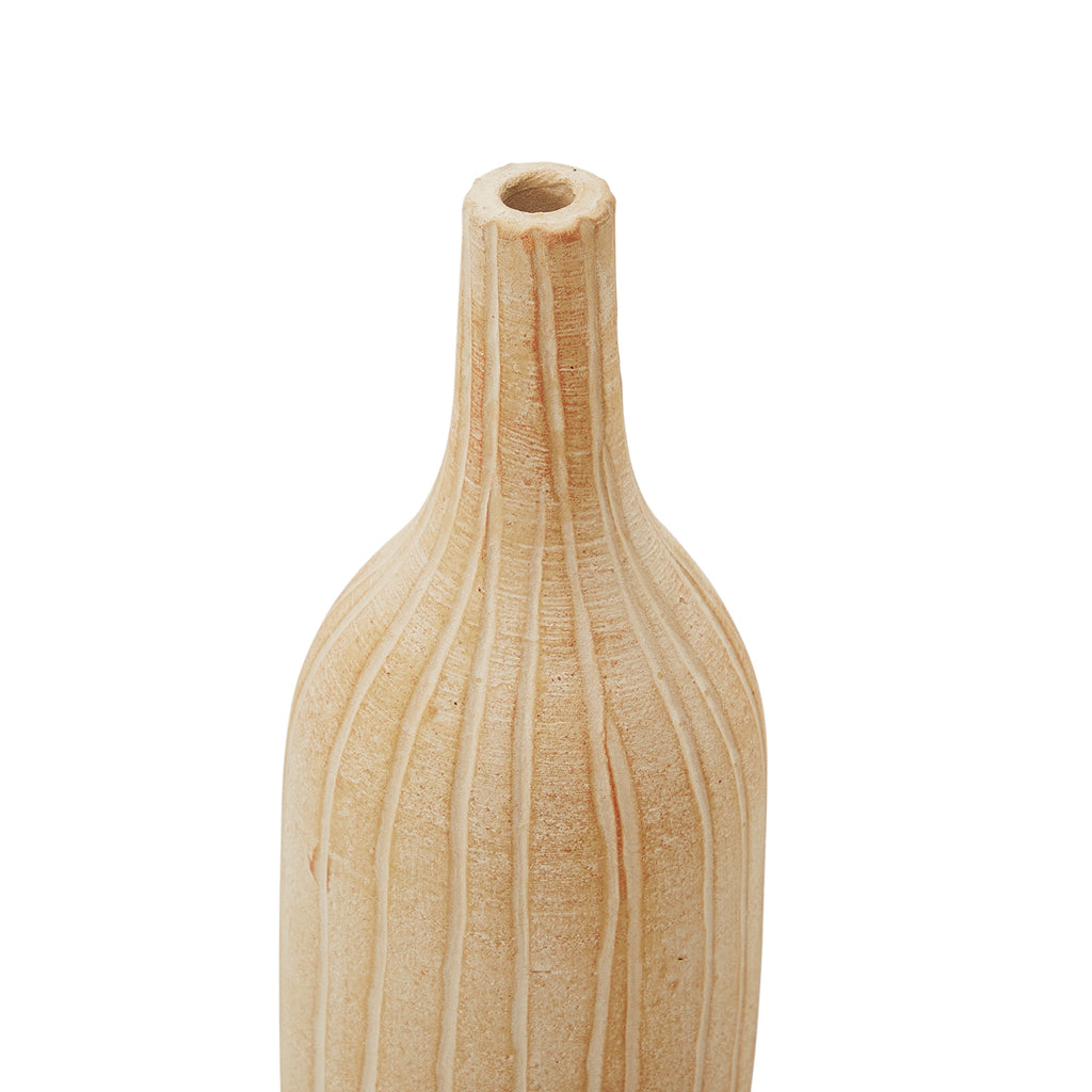 Beige Thin Ceramic Vase (A+D)