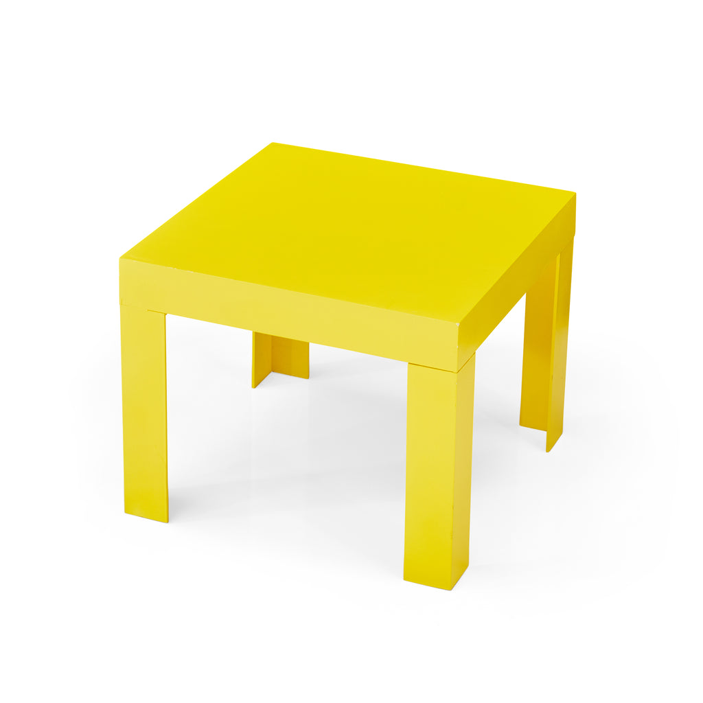 Yellow Plastic Side Table