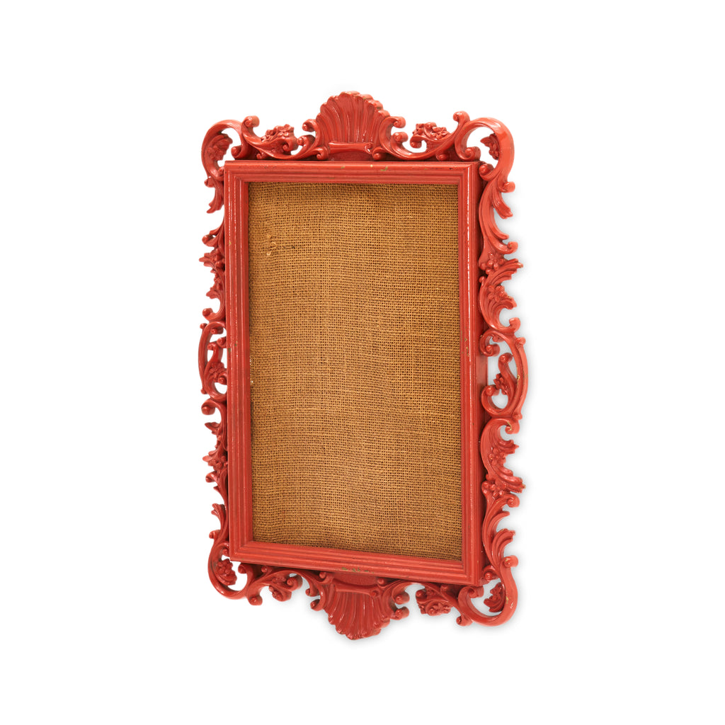 Red Decorative Frame Pin Board