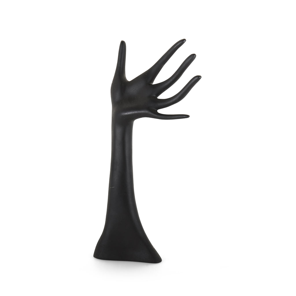 Black Reaching Hand Statue