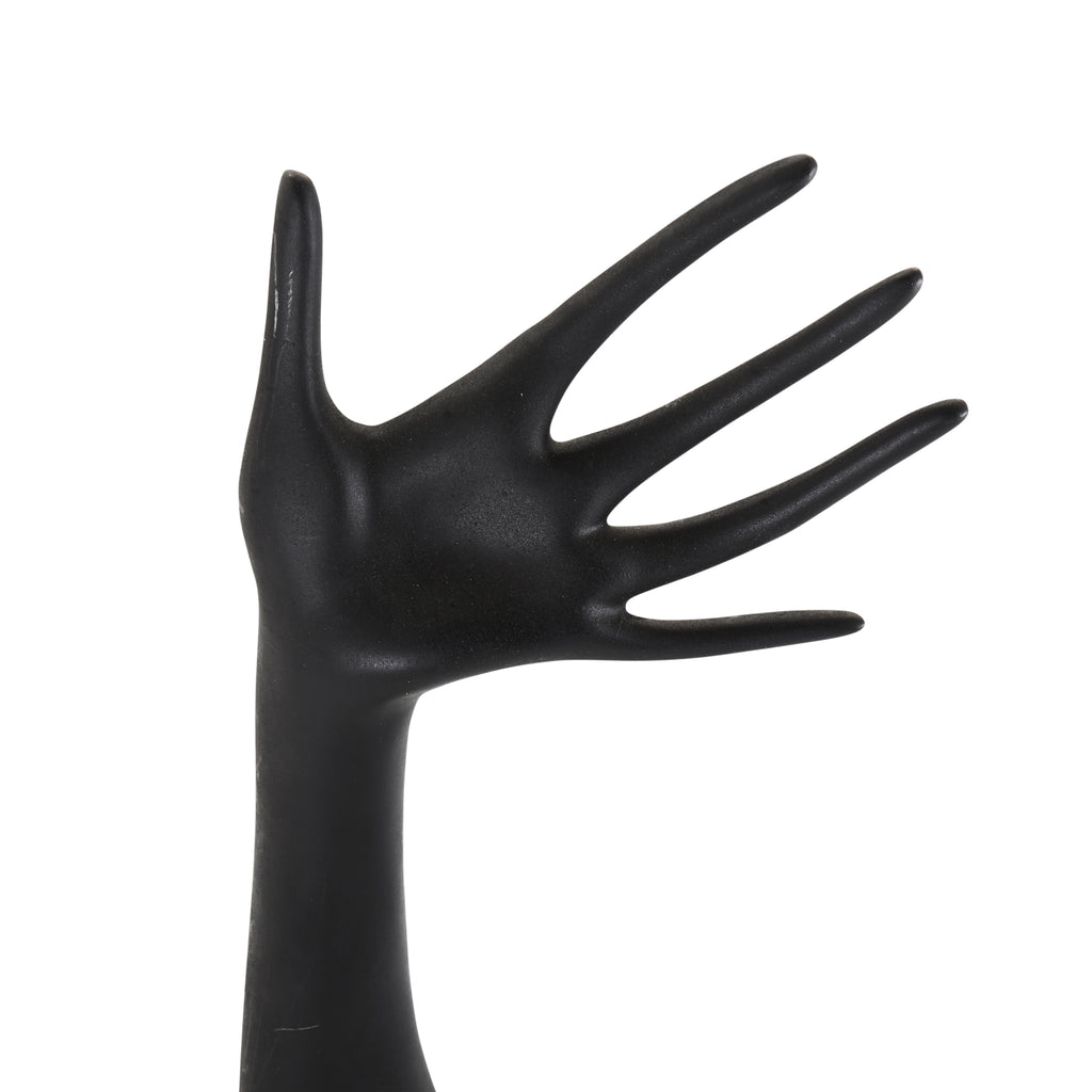 Black Reaching Hand Statue