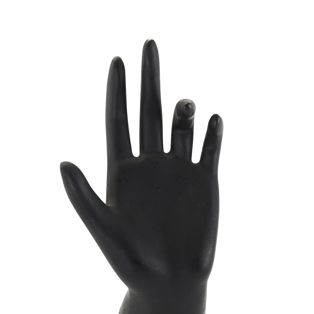 Small Black Hand Statue
