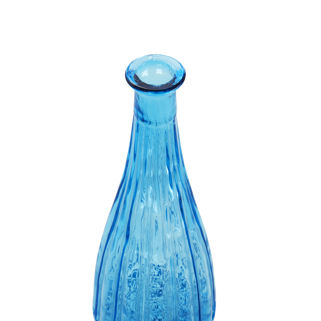 Skinny Blue Glass Vase (A+D)