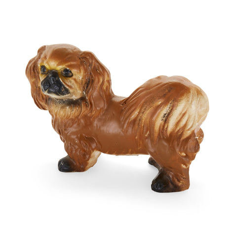 Small Brown Ceramic Dog