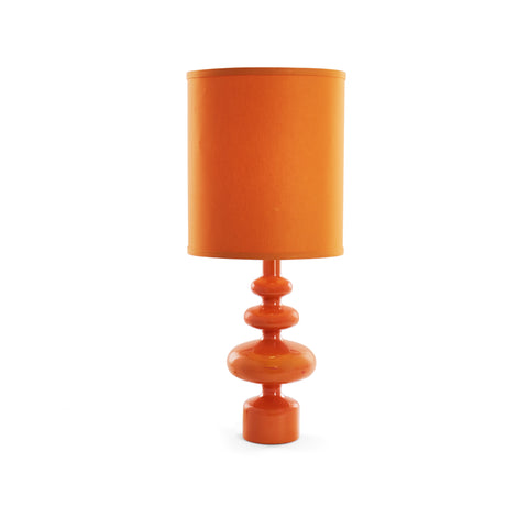 Orange Groovy Table Lamp