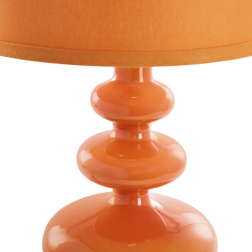 Orange Groovy Table Lamp