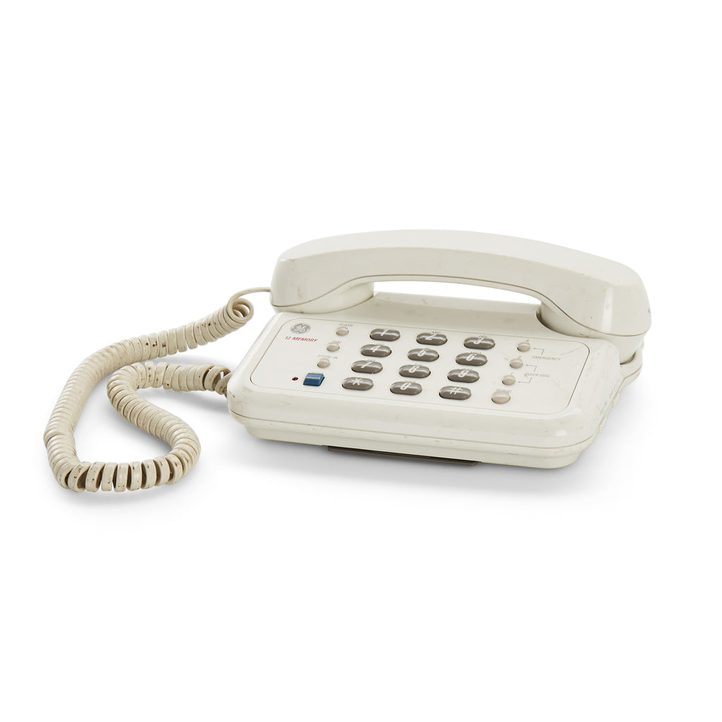 Vintage white telephone