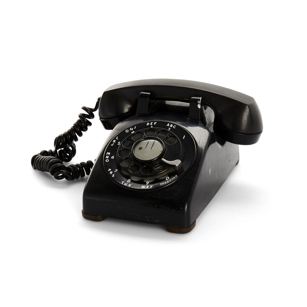 Black vintage phone