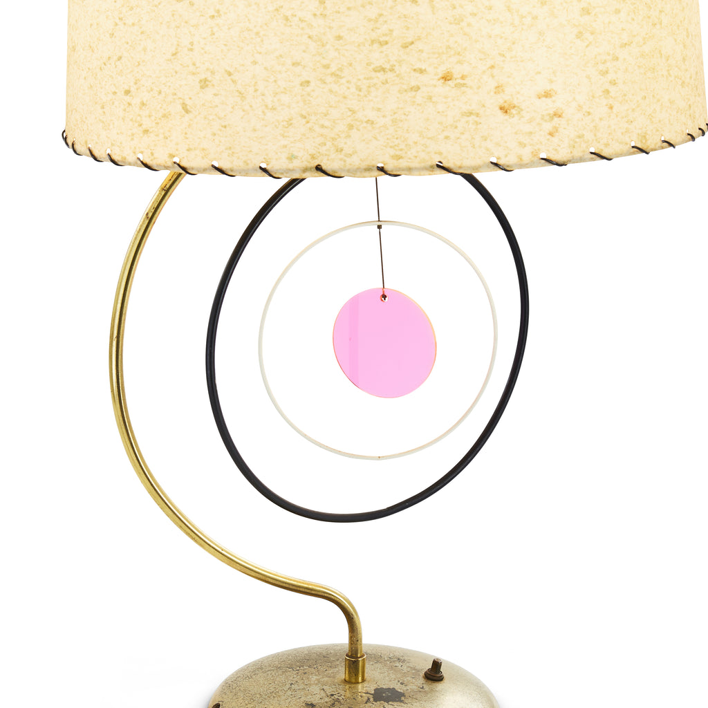 Brass and Metal Table Lamp