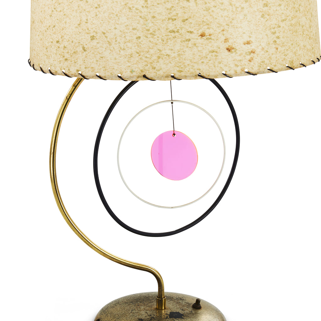 Brass and Metal Table Lamp