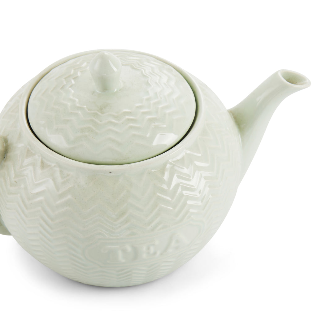 Light Green Ceramic Teapot