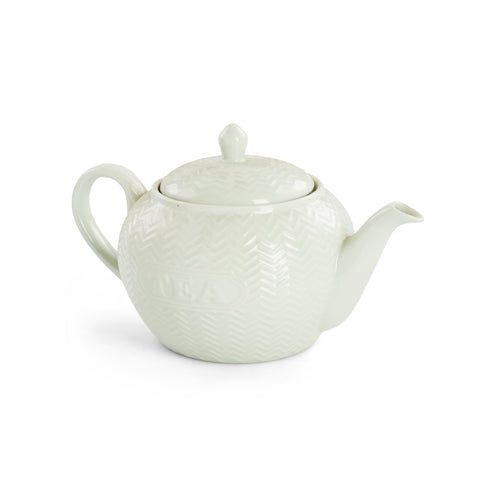 Light Green Ceramic Teapot