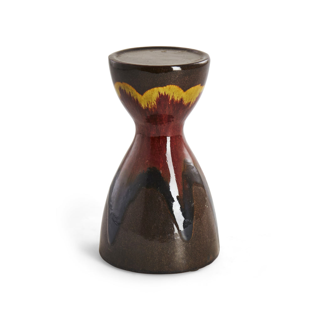 Brown Ceramic Candle Holder
